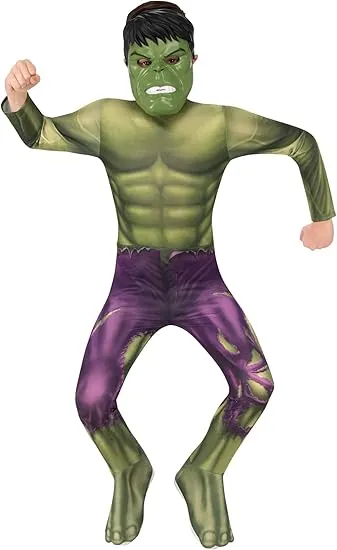 Rubies Official Marvel Avengers Hulk Classic Childs Costume - Large (9-10 Yrs)