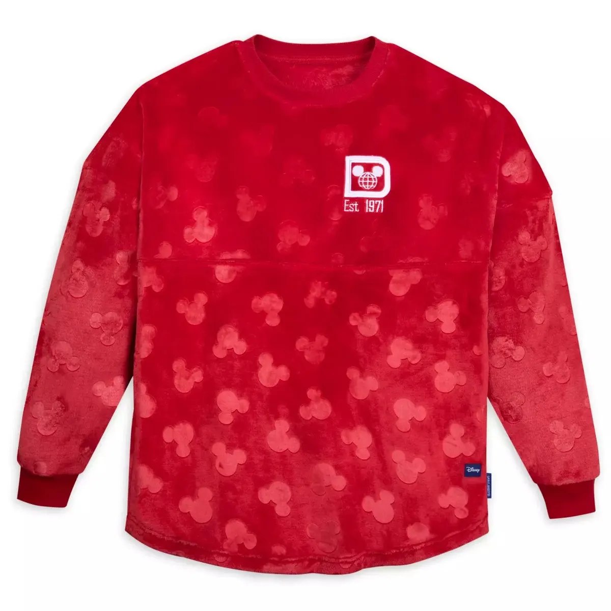 Adult Mickey Mouse Icon Red Plush Spirit Jersey - M