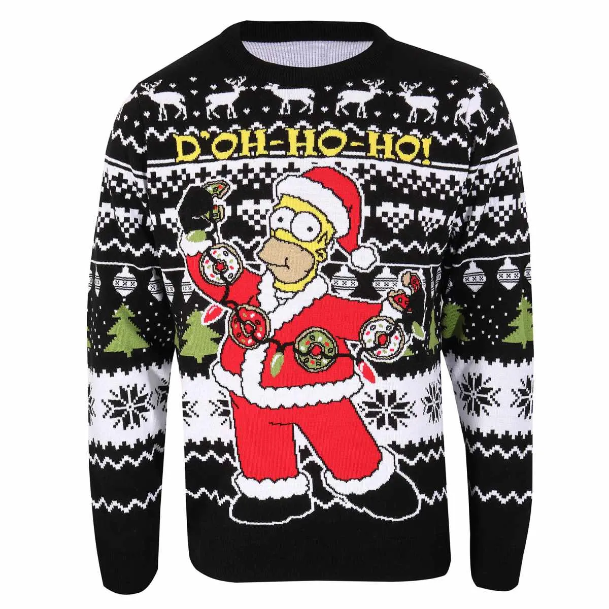 The Simpsons - Homer DOH HO HO Christmas Jumper - XL