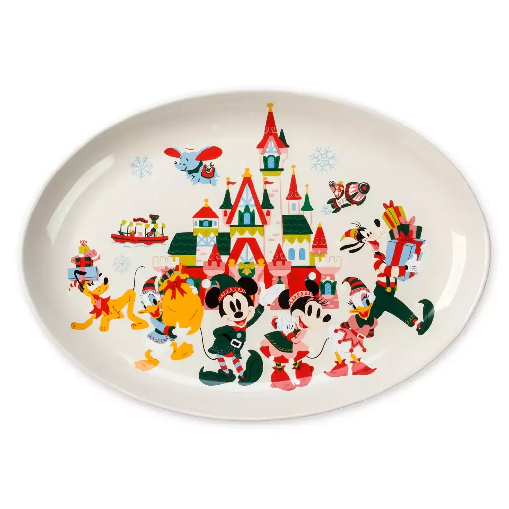 Mickey Mouse and Friends Holiday Serving Platter