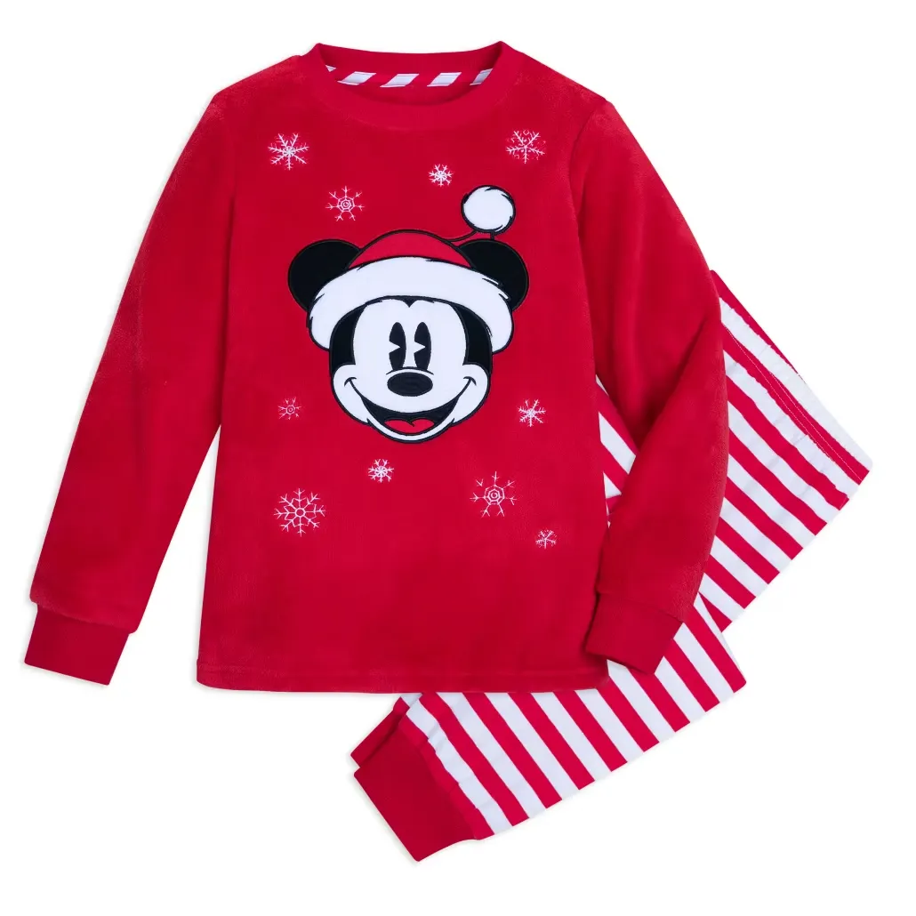 Mickey Mouse Festive Fleece Pyjamas For Kids (Age 7-8)