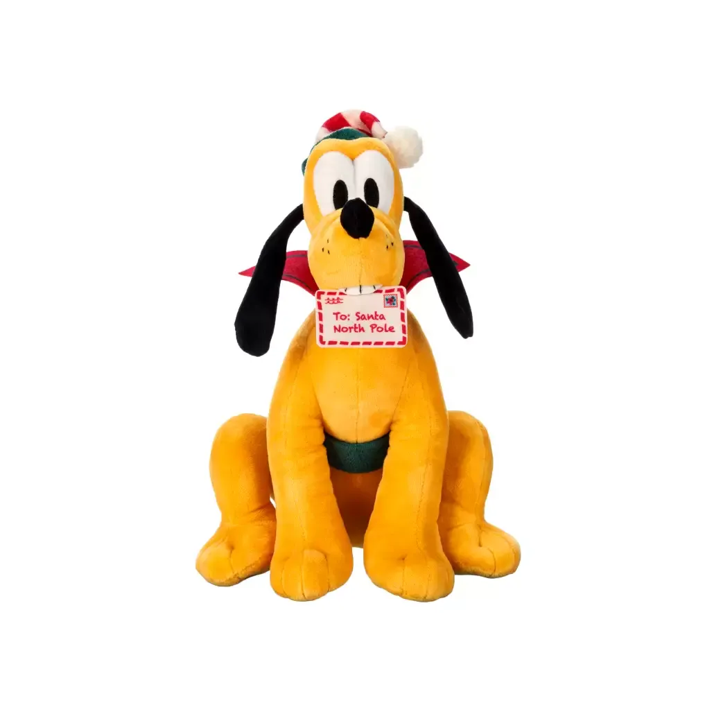 Pluto Medium Holiday Fetstive Plush Teddy