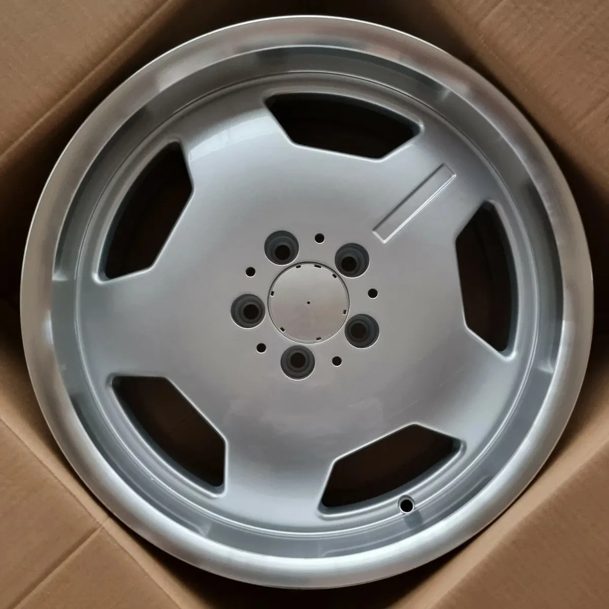 1 x C Class E Class CLK  18" Mercedes A Line Style Dish Alloys Silver 8J Et35