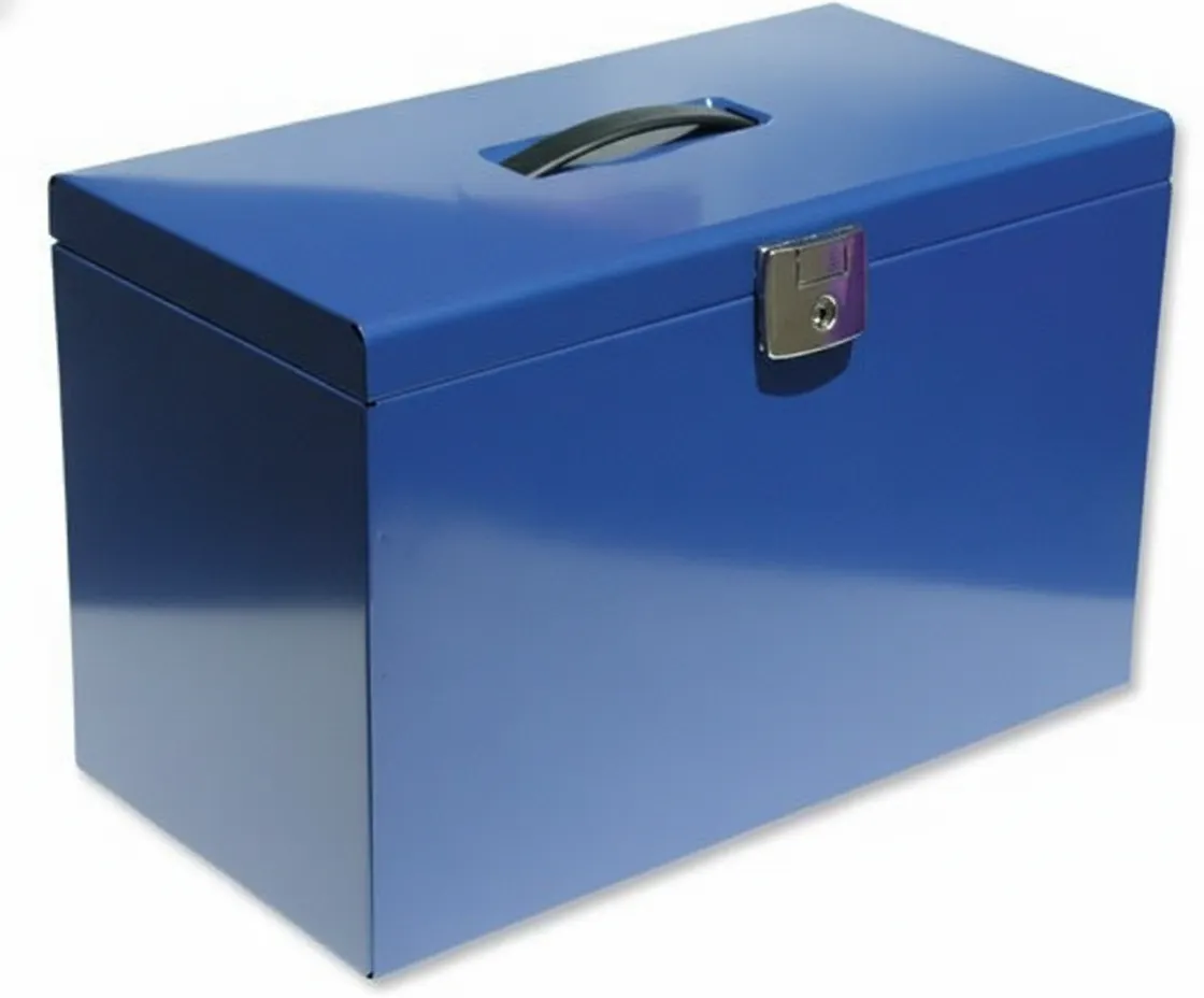 Pierre Henry Homefile Metal for Suspension A4 or Foolscap W420xD220xH290mm Blue