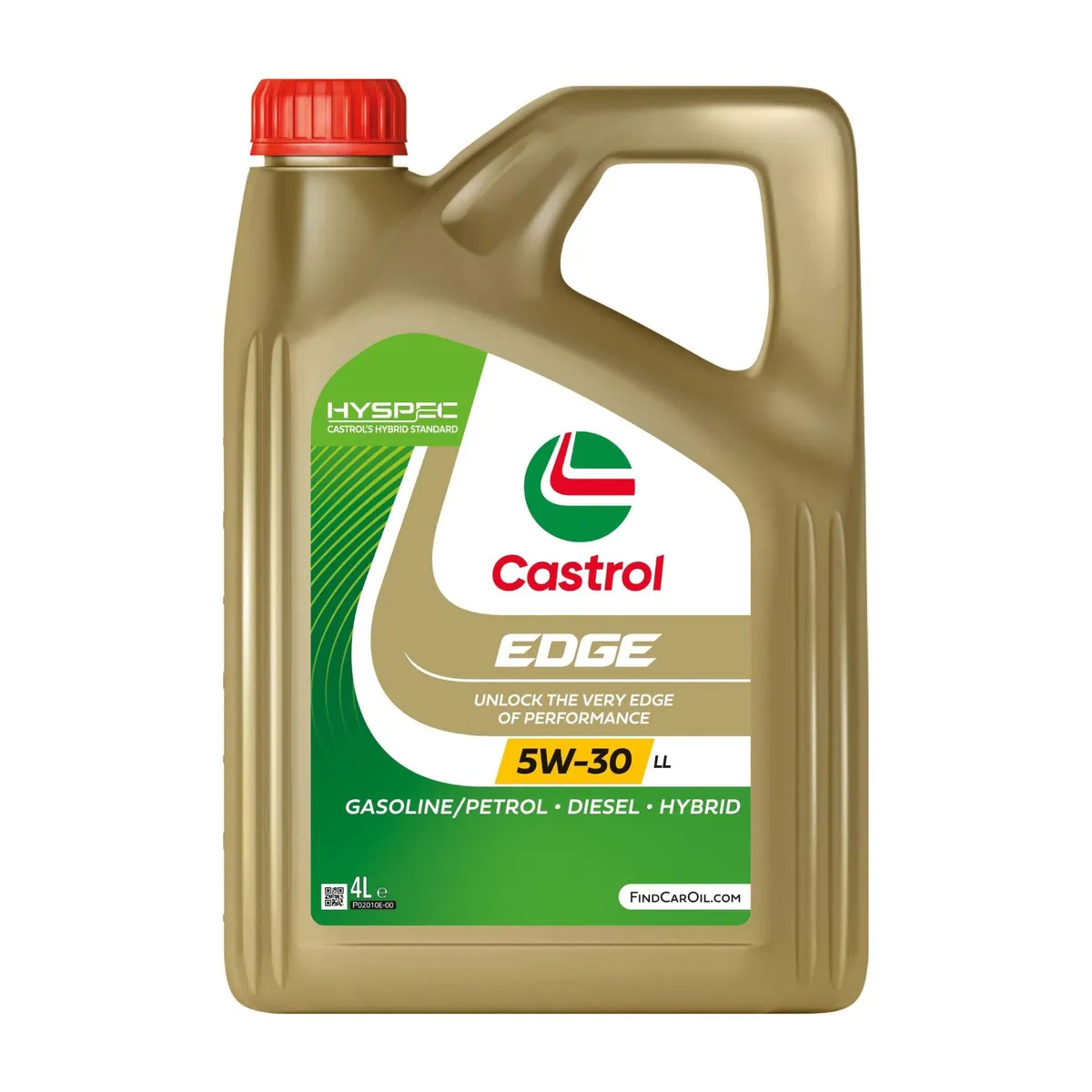 Castrol EDGE 5W-30 LL, Advanced Fully Synthetic Engine Oil, ACEA C3 API SQ, 4L