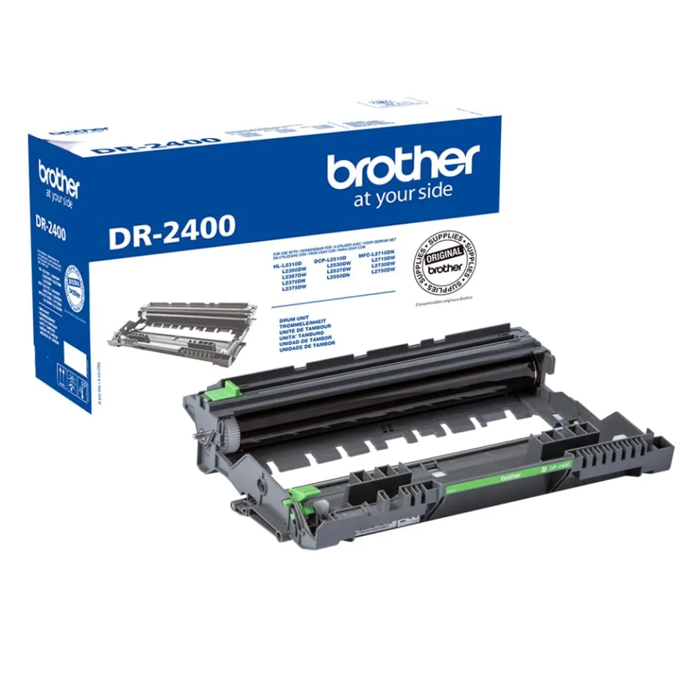 Brother DR-2400 Genuine Original Black Drum Unit for HL L2350DW MFC L2710DW