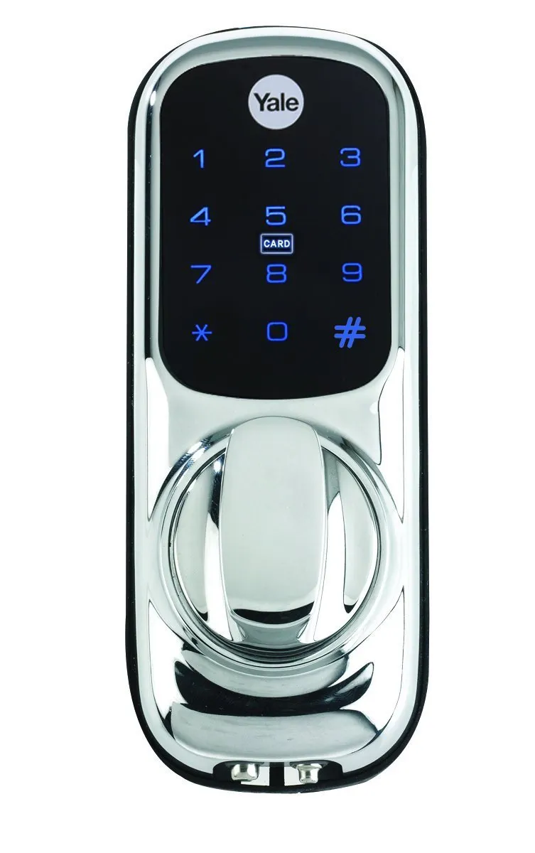 YALE Keyless Connected Smart Lock Digital Electronic Keypad Door - CHROME PLATED