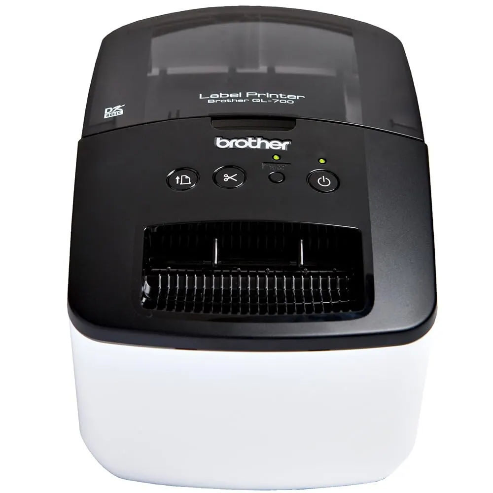 Brother QL-700 Label Maker USB 2.0 Address Printer Desktop 62mm Black UK Plug