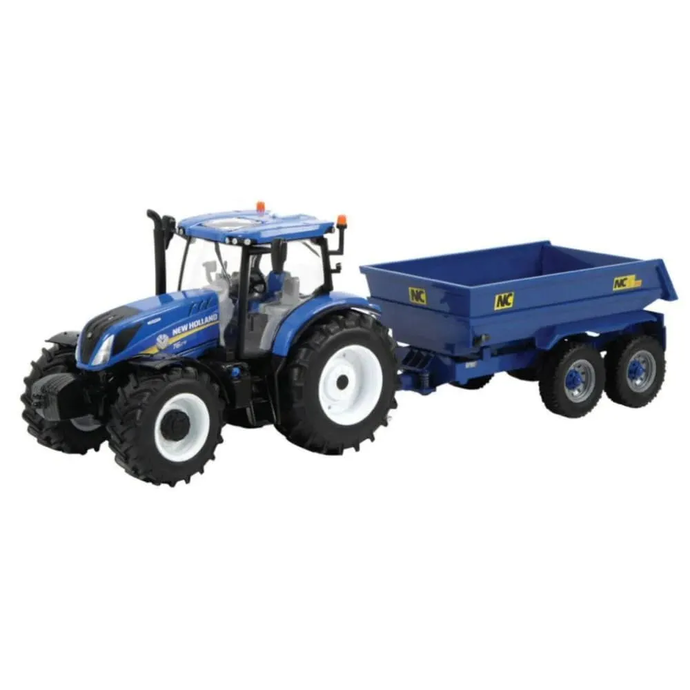 Britains New Holland T8.320 Tractor NC Dump Trailer 1:32 Diecast Toy 3+