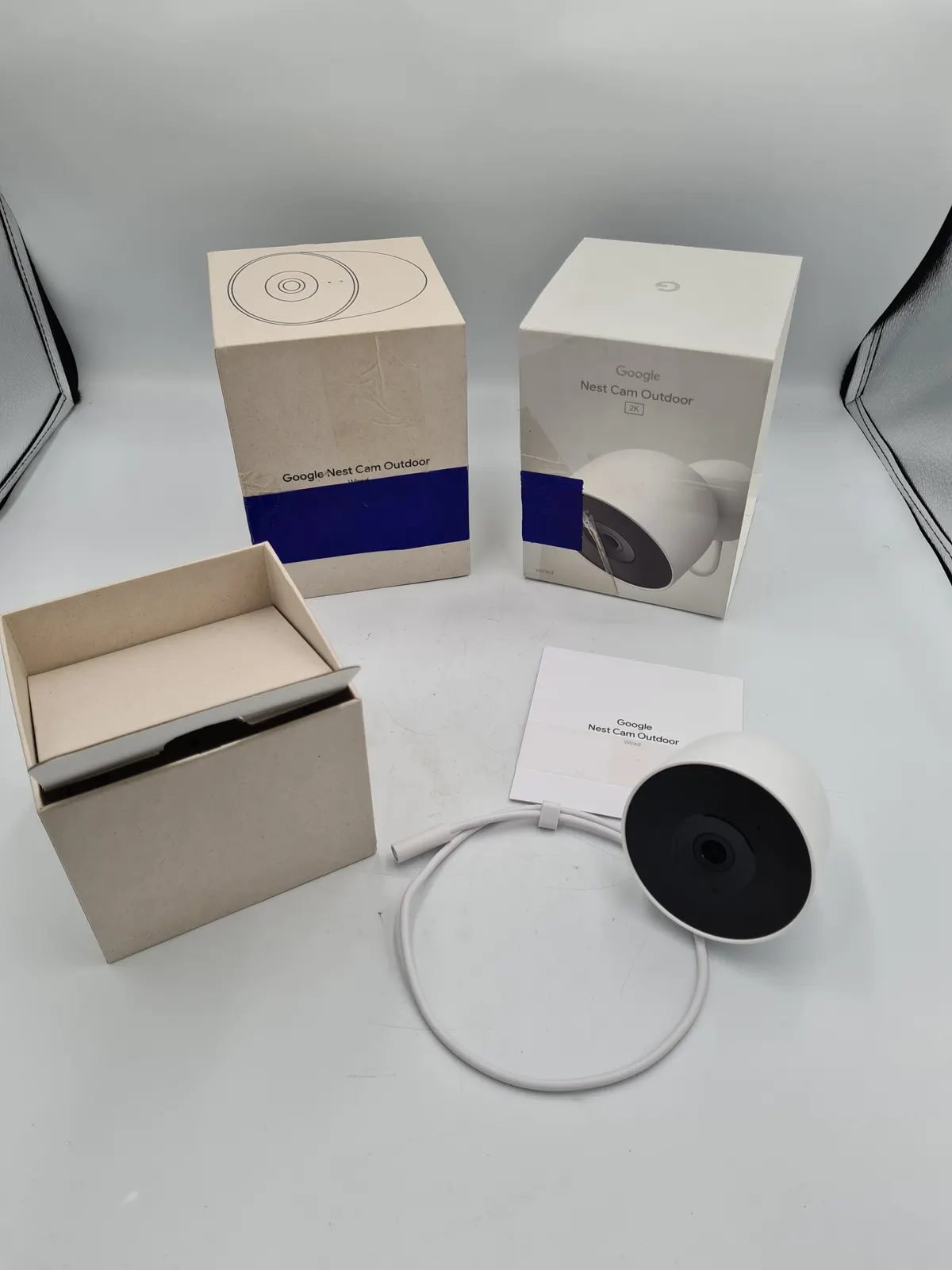 Google Nest Cam Outdoor (Wired, 2nd Gen) - Outdoor Security Camera with 2K Video