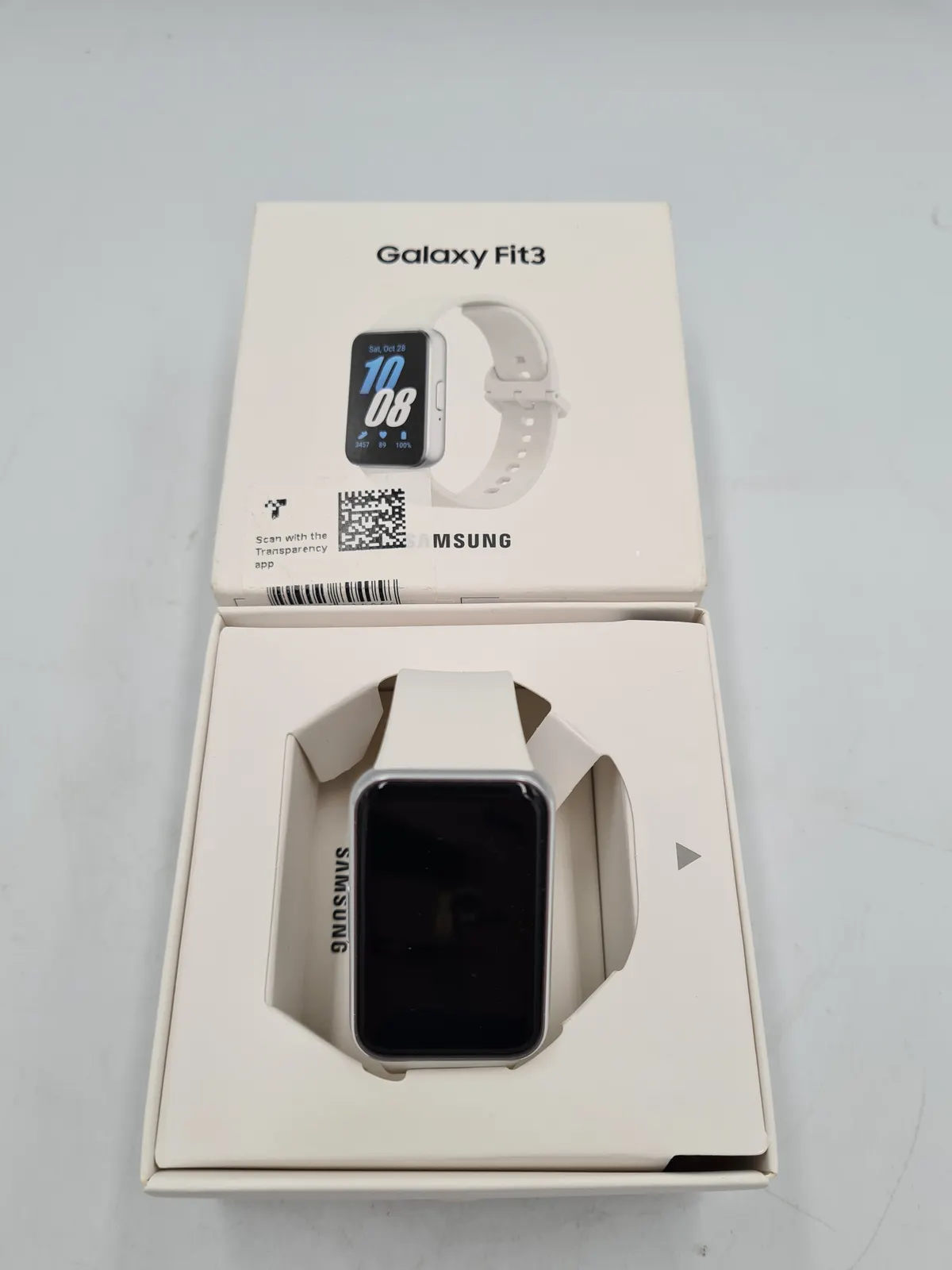 Samsung Galaxy Fit3 Smart Watch Fitness Tracker Silver (Used)