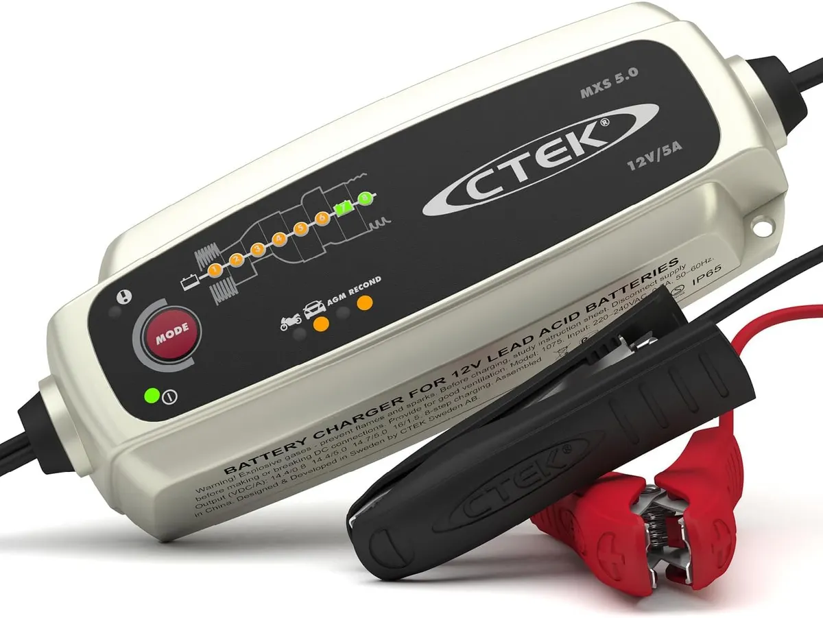 CTEK MXS 5.0 Battery Charger & Maintainer Auto Temp Comp NEW