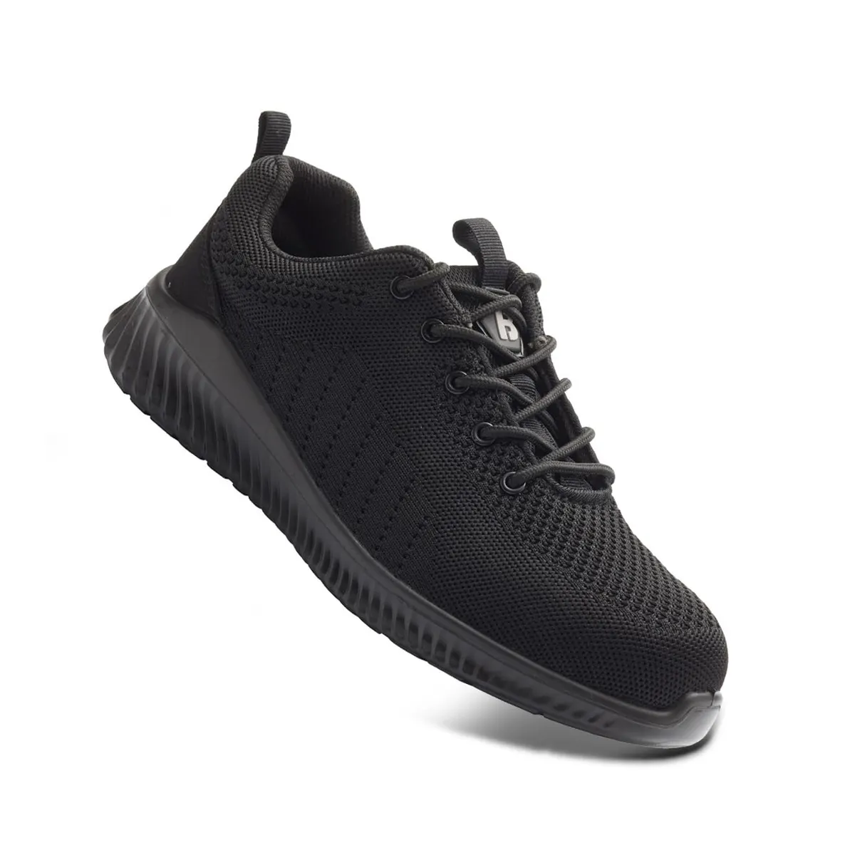 Single Blackrock Stockton Composite Safety Trainer Shoe - Size 8 Black