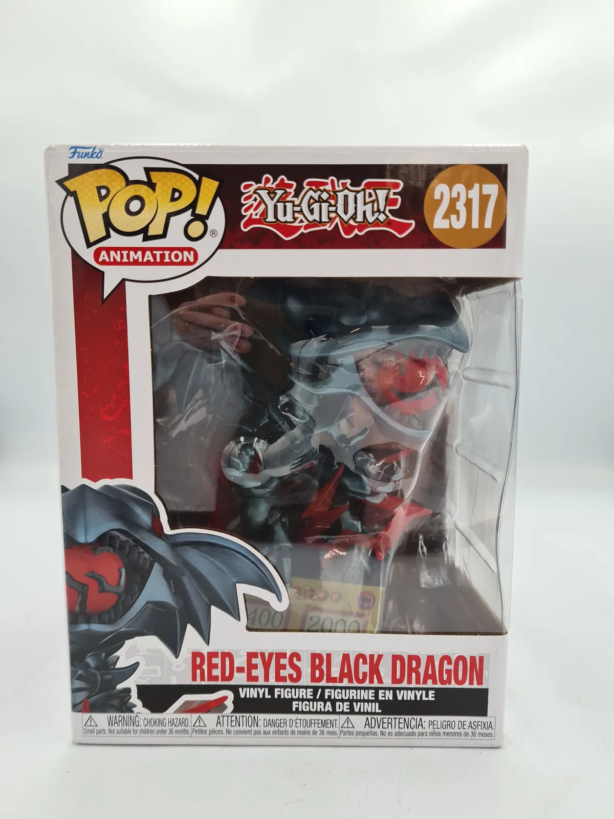 Funko POP! Animation Yu-Gi-Oh! Red-Eyes Black Dragon #2317 Vinyl Figure