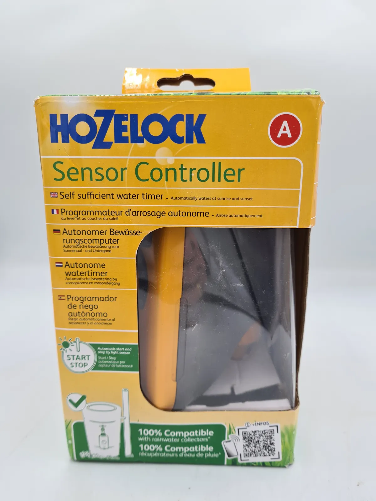 Hozelock Sensor Controller Automatic Water Timer - Sunrise/Sunset Watering