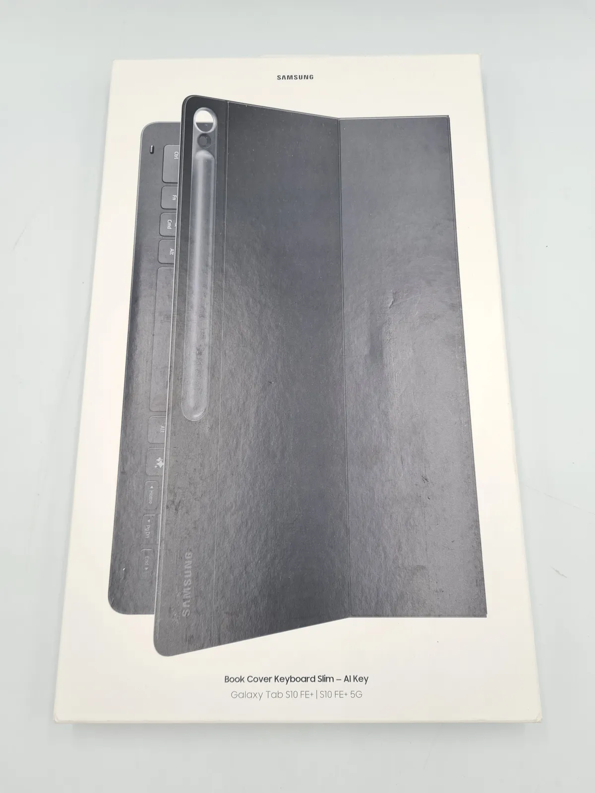 Samsung Galaxy Tab S10 FE+ Official AI Book Cover Keyboard Slim Black