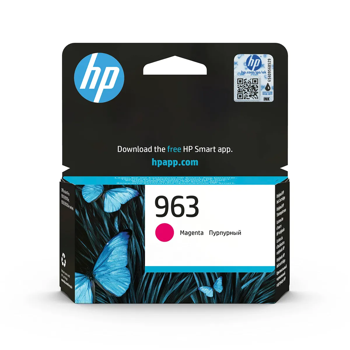HP 963 Magenta Original Ink Cartridge New Sealed for OfficeJet Pro Printer