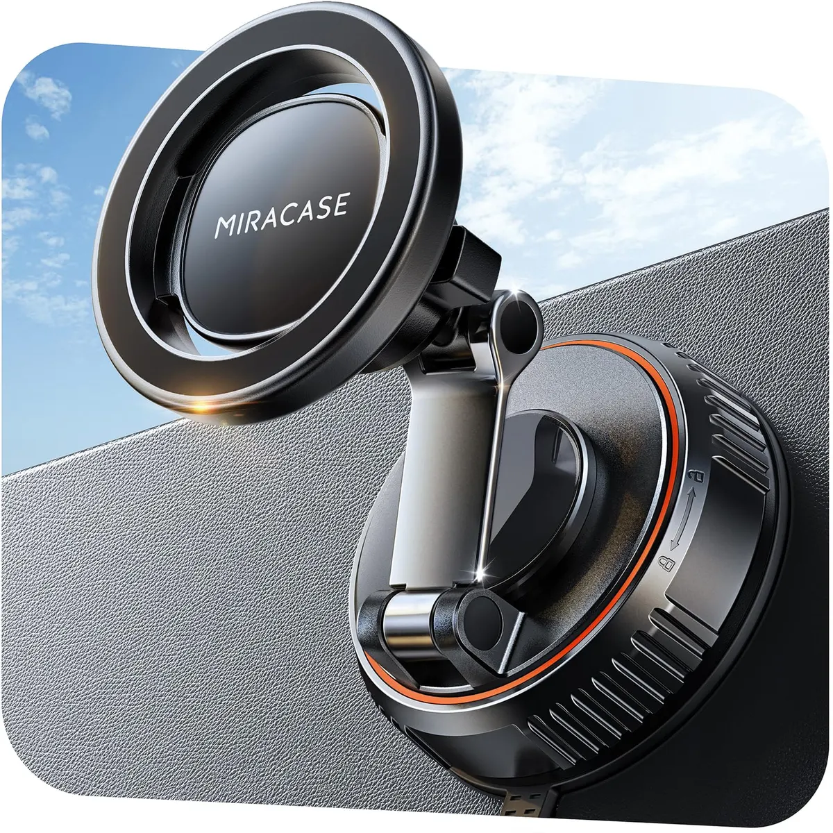Miracase MagSafe Car Mount Magnetic Phone Holder 360° Dashboard iPhone 12-17