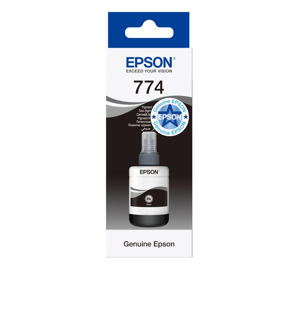 Epson T7741 140ml Original EcoTank Black Printer Ink Bottle Genuine