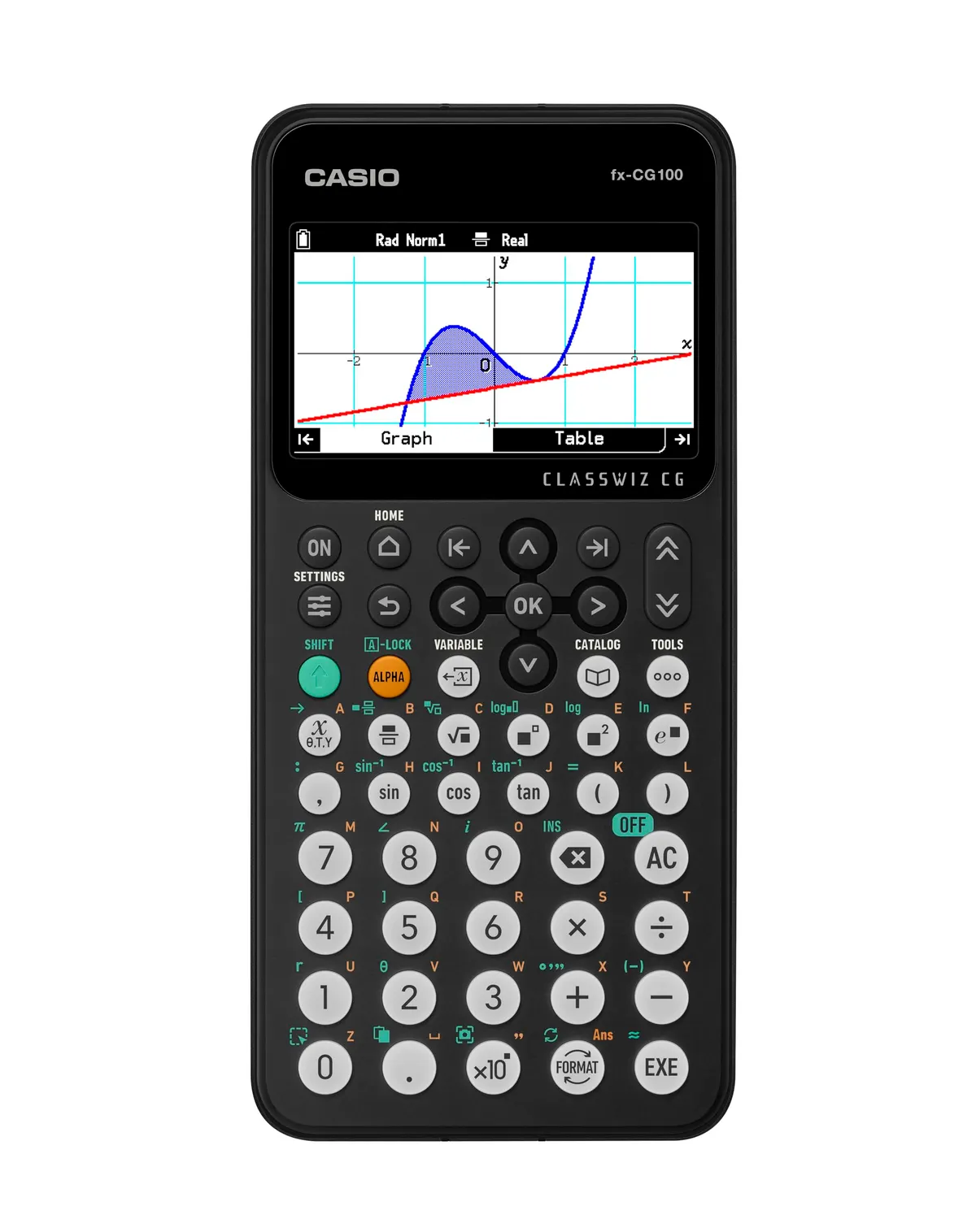 Casio fx-CG100 Colour Graphing Calculator UK Version GCSE A-Level Exam Ready