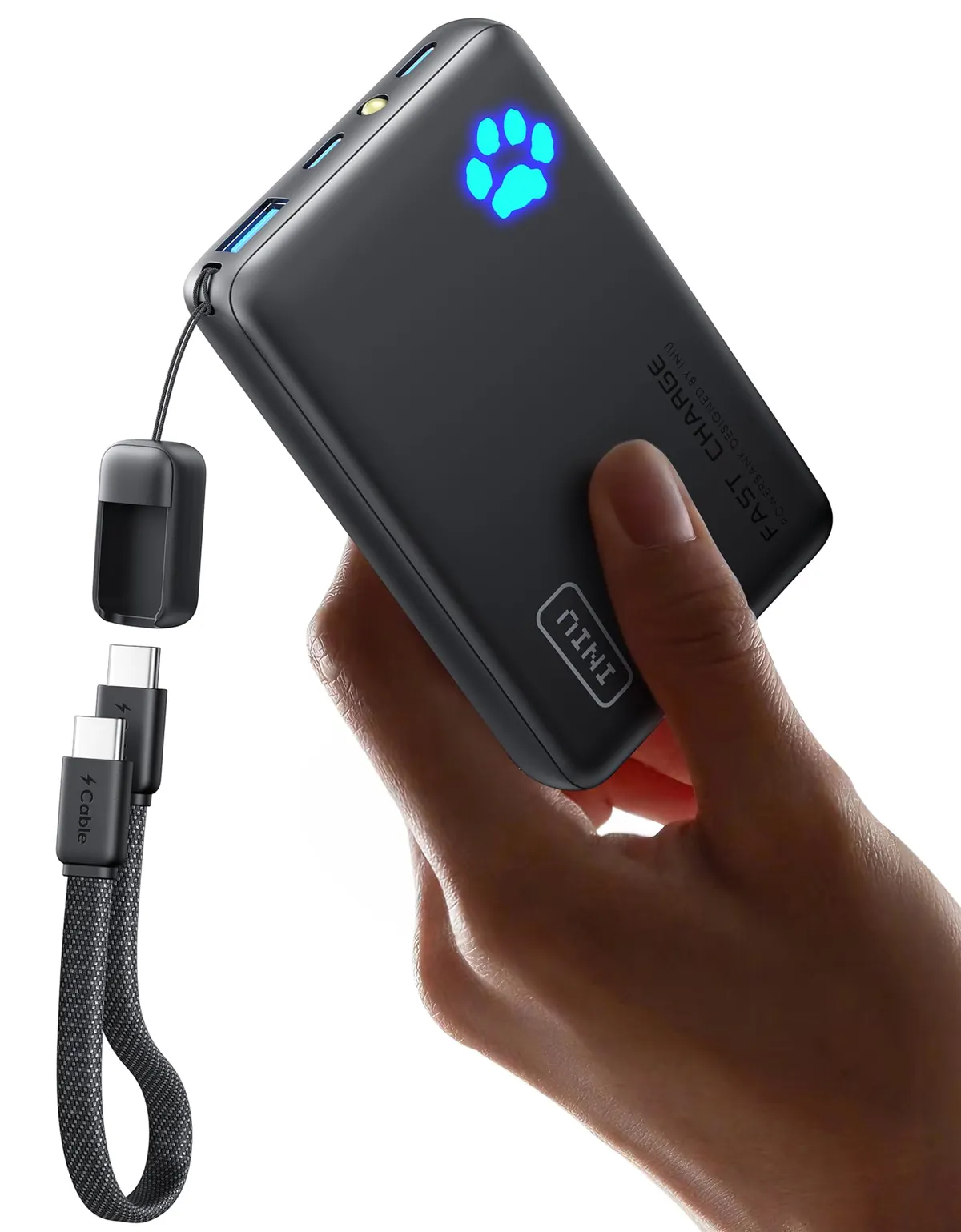 INIU 45W Fast Charging Power Bank 10000mAh Portable Charger 40% Smaller