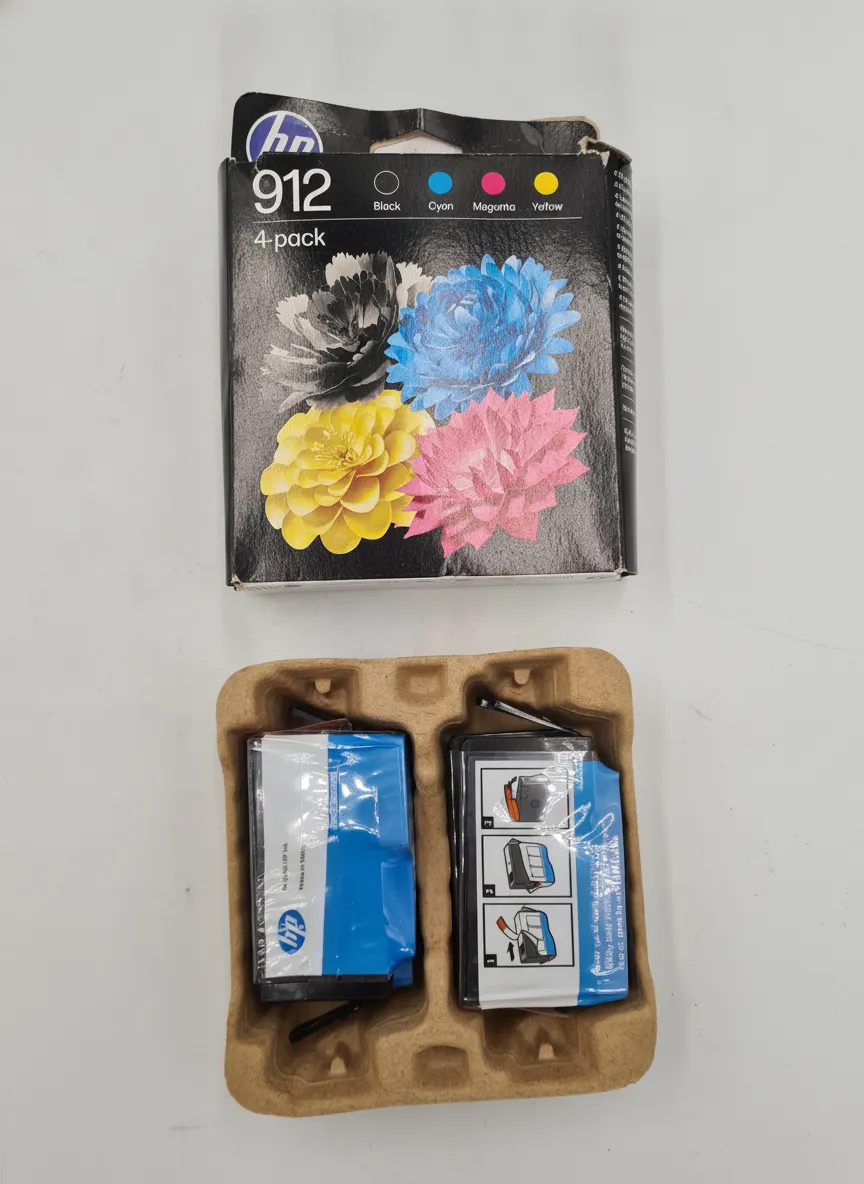 HP 912 Black/Cyan/Magenta/Yellow Original Ink Cartridges 4-Pack