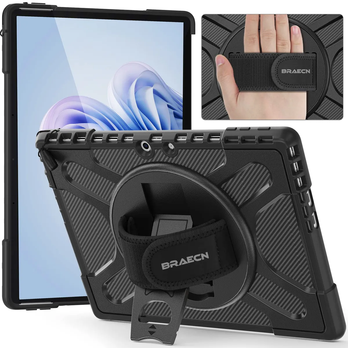 BRAECN Case for Microsoft Surface Pro 13-inch (9/10/11/12th Gen 2022-2026)