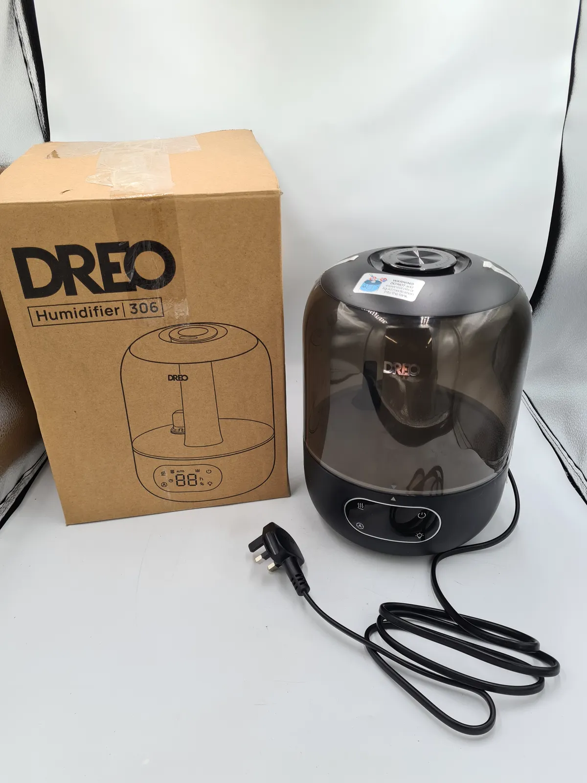DREO Smart Humidifier for Bedroom - 20dB Quiet, Sensor, 5 RGB Lights