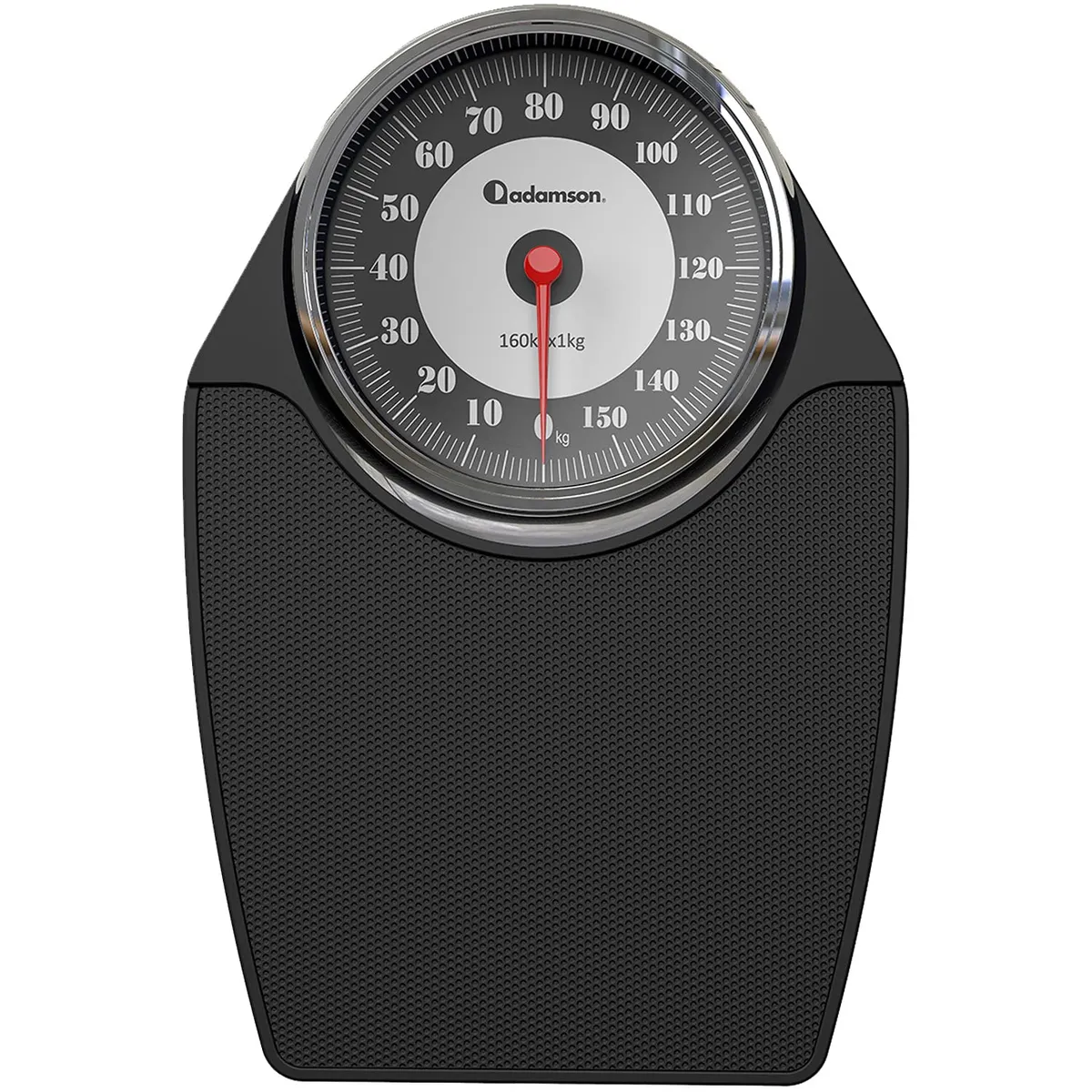 Adamson A24 Analog Bathroom Scale, Anti-Skid, Large Numbers, 150kg