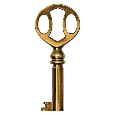 HMV 163 Gramophone Cabinet Key Brass - His Master's Voice Original Used