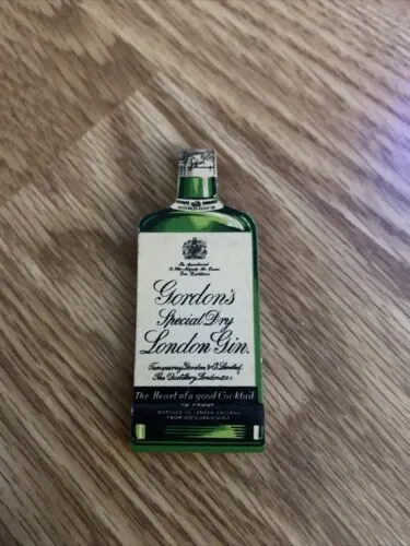 Vintage Gordon’s Gin Matches- Bottle Shaped Packet