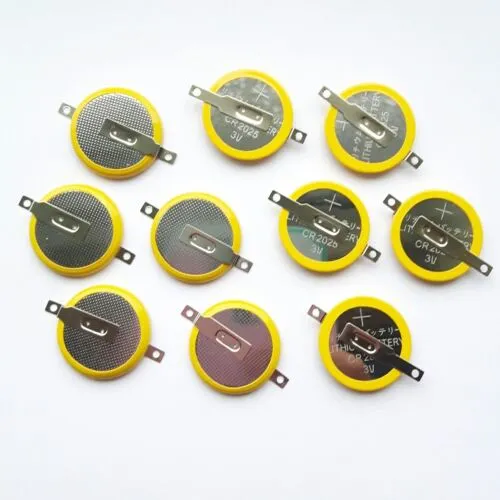 70 x Tabbed CR2025 Game Boy Cartridge Battery - Pokemon Red Blue Gold Silver