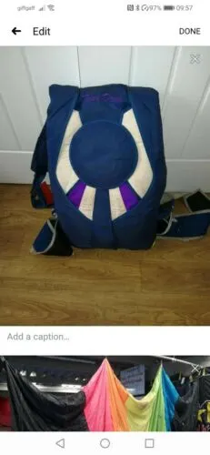 Skydiving Parachute 1997 Teardrop Sabre1 150 128 with Reserve for small person