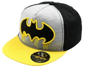 Boys Batman Baseball Cap Flat Peak Hip Hop New 56cm