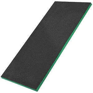 Sealey Easy Peel Shadow Foam Green Black 1200x550x30mm Tool Box Tray Insert