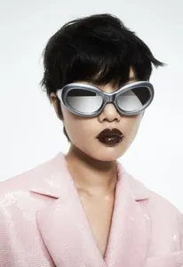 H&M Studio Collection AW22 Sunglasses Silver Mirror New with Tags