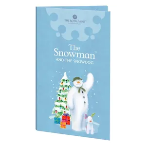 Royal Mint The Snowman and Snowdog 2022 Advent Calendar with Coloured BU 50p