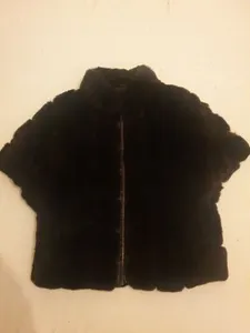 New Women Genuine Real Rex Rabbit Fur Chinchilla Gilet Vest