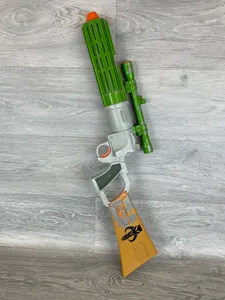 Star Wars Boba Fett Blaster Rifle EE-3, Hasbro 2009 Cosplay Prop, Working Lights