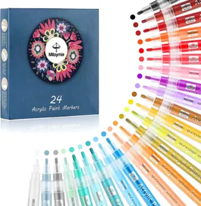Paint Pens Markers - Acrylic Paint Pens for Rocks Painting Glass Stone Wood Cer