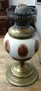 Antique Advertising Canada Dry Oil Lamp JJ Mclaughlin