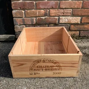 2000 Chateau Haut Brion 12 Bottle Wine Box - RARE/STORAGE/DISPLAY