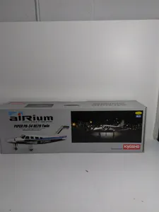 10961R Kyosho RC Airium Piper 900mm PS34 VE29 Twin (Red) PNP Model Plane Boxed