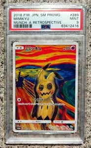 Pokemon Mimikyu Munch's Scream 289/SM-P PSA 9 Japanese Promo Card
