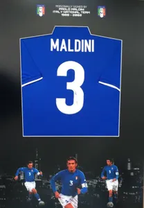 PAOLO MALDINI hand signed Italy shirt NEW