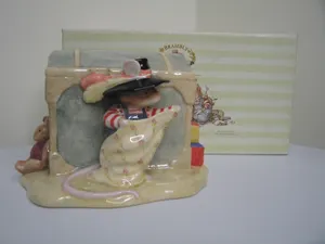 ROYAL DOULTON BRAMBLY HEDGE MONEY BOX WILFRED & TOY CHEST SPECIAL SIGNED BOXED