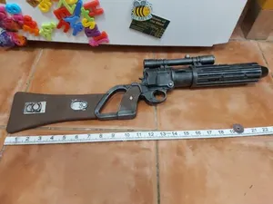 CUSTOM PAINTED Star Wars Boba Fett carbine rifle  EE-3 electronic replica