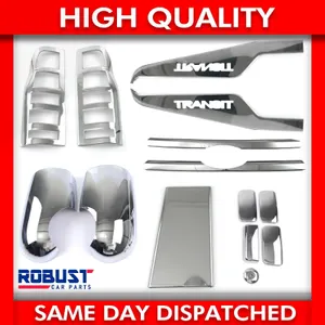CHROME COVER FULL SET 14 PIECE FOR FORD TRANSIT MK6 MK7 (2000-2014)