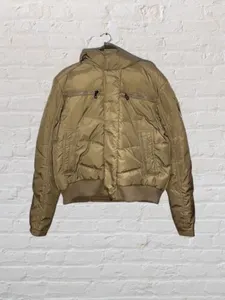 Moncler Down Jacket Real Fur Black Designer Outdoors 40322/91/54010 Women’s XL