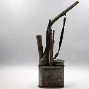 ANTIQUE Chinese Signed Poppy Water SMOKING PIPE